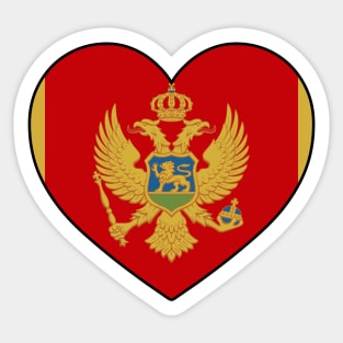 Heart - Montenegro Sticker